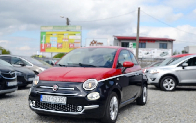 Fiat 500 cena 36900 przebieg: 41000, rok produkcji 2016 z Paczków małe 529